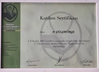 Uzm. Psk. Gülşah Karagöz profilinde yer alan galeri fotoğrafı.