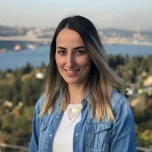 Kl. Psk. Buşra Fırat Yürükel — Psikoloji. Portre fotoğrafı.