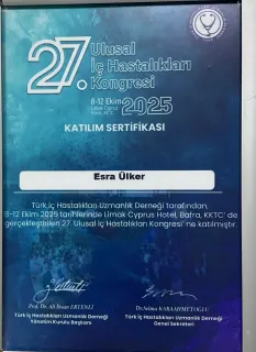 Uzm. Dr. Esra Ülker profilinde yer alan galeri fotoğrafı.