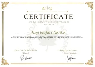 Dkt. Ezgi Berfin Gökalp profilinde yer alan galeri fotoğrafı.