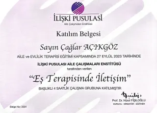 Uzm. Dr. Çağlar Açıkgöz profilinde yer alan galeri fotoğrafı.