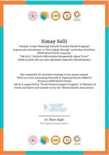 Kl. Psk. Dr. Simay Selli profilinde yer alan galeri fotoğrafı.