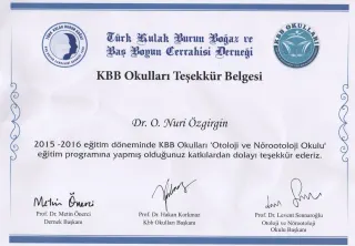 Prof. Dr. Nuri Özgirgin profilinde yer alan galeri fotoğrafı.