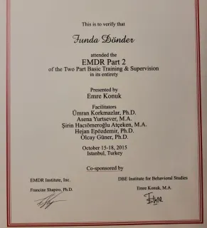 Uzm. Dr. Funda Dönder Şen profilinde yer alan galeri fotoğrafı.