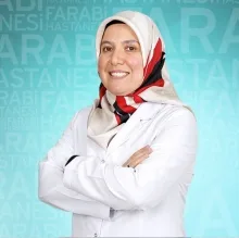 Uzm. Dr. Ş. Figen Çetinkaya — İç Hastalıkları, Selçuklu, Konya. Portre fotoğrafı.