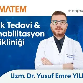 Uzm. Dr. Yusuf Emre Yılmaz — Fiziksel Tıp Ve Rehabilitasyon, Samsun. Portre fotoğrafı.
