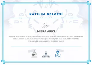 Dkt. Mısra Arıcı profilinde yer alan galeri fotoğrafı.