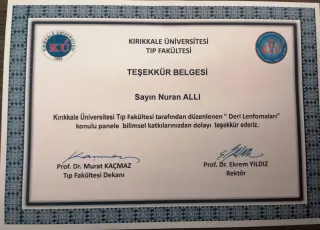Prof. Dr. Nuran Allı profilinde yer alan galeri fotoğrafı.