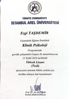 Kl. Psk. Ezgi Taşdemir Işık profilinde yer alan galeri fotoğrafı.