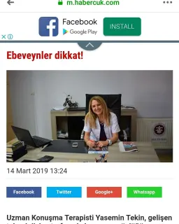 Uzm. Dkt. Yasemin Tekin profilinde yer alan galeri fotoğrafı.