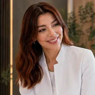Dr. Dt. Melike Aytekin — Oral İmplantoloji, İstanbul. Portre fotoğrafı.