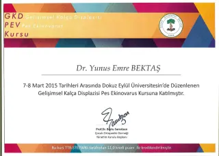 Op. Dr. Yunus Emre Bektaş profilinde yer alan galeri fotoğrafı.