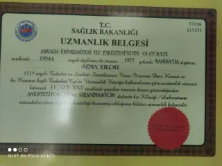 Uzm. Dr. Sema Yıldız profilinde yer alan galeri fotoğrafı.