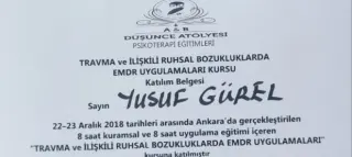 Uzm. Dr. Yusuf Gürel profilinde yer alan galeri fotoğrafı.