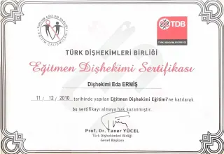 Dt. Eda Ermiş Yıldız profilinde yer alan galeri fotoğrafı.