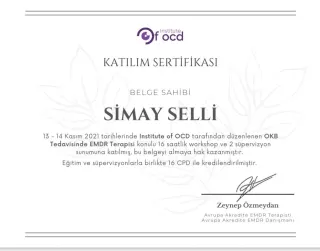 Kl. Psk. Dr. Simay Selli profilinde yer alan galeri fotoğrafı.