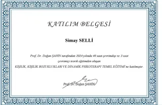 Kl. Psk. Dr. Simay Selli profilinde yer alan galeri fotoğrafı.