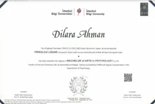 Kl. Psk. Dilara Ahman Cheung profilinde yer alan galeri fotoğrafı.