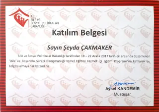 Psk. Şeyda Çakmaker profilinde yer alan galeri fotoğrafı.
