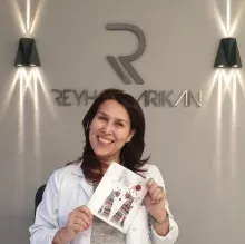 Dt. Reyhan Arıkan — Diş Hekimi, İstanbul. Portre fotoğrafı.