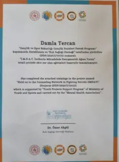 Psk. Damla Tercan profilinde yer alan galeri fotoğrafı.