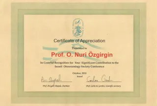 Prof. Dr. Nuri Özgirgin profilinde yer alan galeri fotoğrafı.