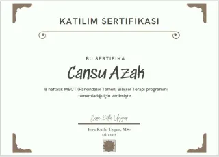 Kl. Psk. Cansu Azak Kahya profilinde yer alan galeri fotoğrafı.