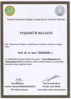 Prof. Dr. Nuri Özgirgin profilinde yer alan galeri fotoğrafı.