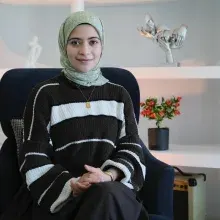 Dyt. Rabia Göker Alkan — Diyetisyen, Antalya. Portre fotoğrafı.