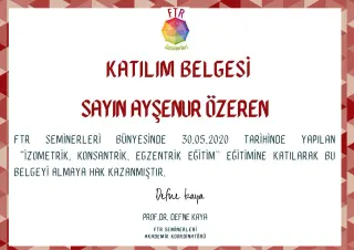 Uzm. Fzt. Ayşenur Özeren profilinde yer alan galeri fotoğrafı.