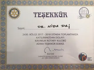 Op. Dr. Aysu Nida Dai profilinde yer alan galeri fotoğrafı.