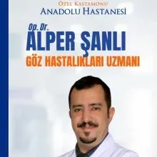 Op. Dr. Alper Şanlı — Göz Hastalıkları, Kastamonu. Portre fotoğrafı.