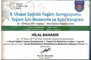 Dyt. Hilal Yazıcı profilinde yer alan galeri fotoğrafı.