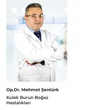 Op. Dr. Mehmet Şentürk — Kulak Burun Boğaz, Beykoz, İstanbul. Portre fotoğrafı.