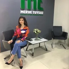 Dyt. Merve Tuysuz — Diyetisyen, Erzincan. Portre fotoğrafı.