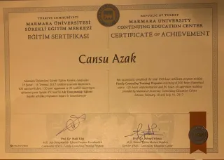 Kl. Psk. Cansu Azak Kahya profilinde yer alan galeri fotoğrafı.