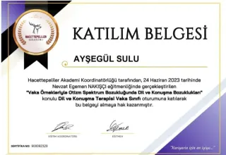 Uzm. Dkt. Ayşegül Sulu profilinde yer alan galeri fotoğrafı.