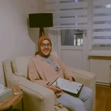 Psk. Tuba Öz — Psikoloji, Eskişehir. Portre fotoğrafı.