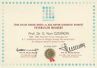 Prof. Dr. Nuri Özgirgin profilinde yer alan galeri fotoğrafı.