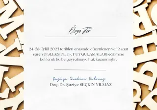 Dkt. Özge Ter profilinde yer alan galeri fotoğrafı.