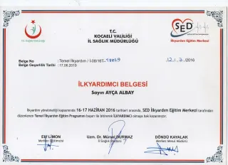 Uzm. Fzt. Ayça Albay profilinde yer alan galeri fotoğrafı.