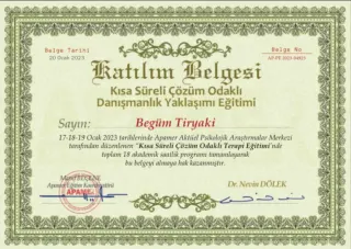 Kl. Psk. Begüm Tiryaki Aydın profilinde yer alan galeri fotoğrafı.