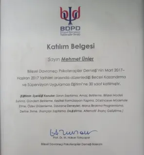 Uzm. Dr. Mehmet Ünler profilinde yer alan galeri fotoğrafı.