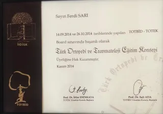 Op. Dr. Ferdi Sarı profilinde yer alan galeri fotoğrafı.
