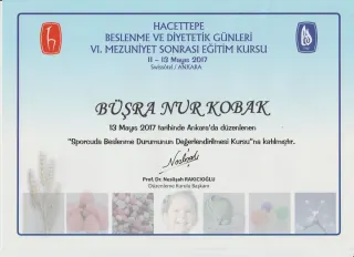 Dyt. Büşra Nur Kobak Durak profilinde yer alan galeri fotoğrafı.