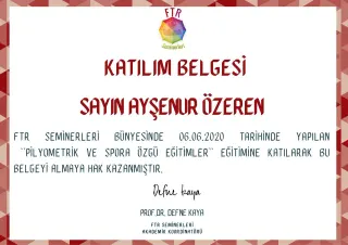 Uzm. Fzt. Ayşenur Özeren profilinde yer alan galeri fotoğrafı.