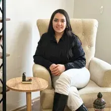 Psk. Dan. Tutku Alime Bükülmezbaş — Psikolojik Danışma ve Rehberlik, Eskişehir. Portre fotoğrafı.