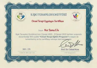 Uzm. Psk. Nur Sema Efe profilinde yer alan galeri fotoğrafı.