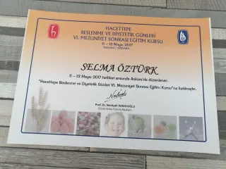 Dyt. Selma Öztürk profilinde yer alan galeri fotoğrafı.