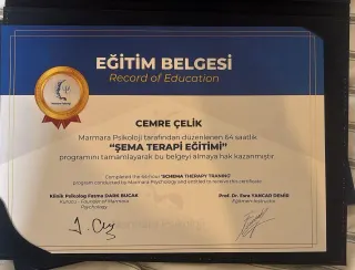 Uzm. Psk. Cemre Çelik profilinde yer alan galeri fotoğrafı.